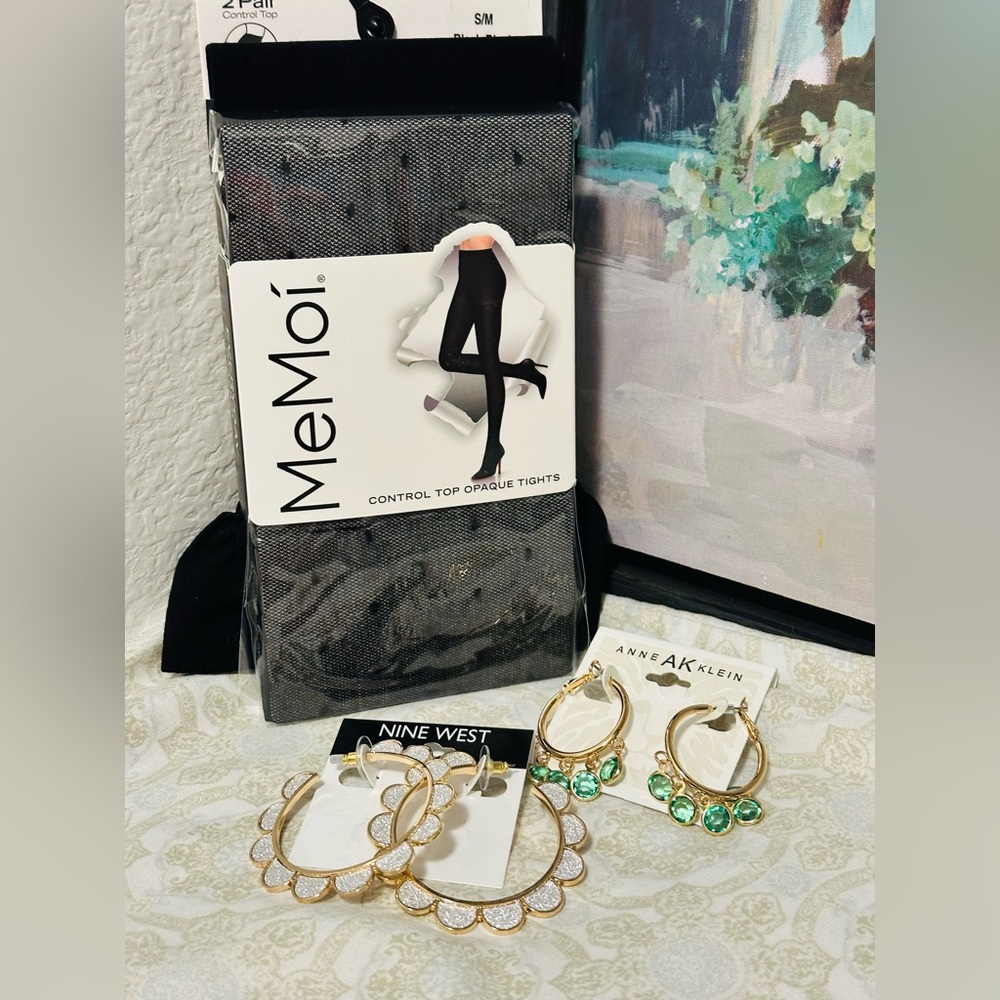 •Earrings •Pantyhose